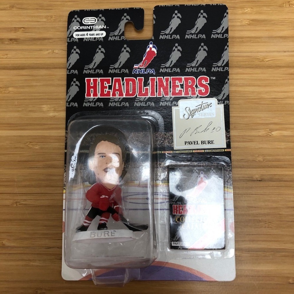 Corinthian Headliners Figure Pavel Bure NHL Vancouver Canucks Red 1996 Vintage